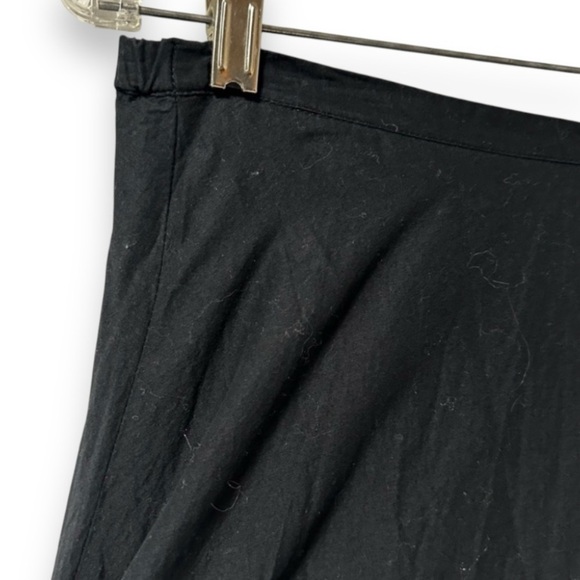 Chico's Black Embroidered Asian Motif Beaded Midi Skirt Women’s Size Medium Boho - Picture 5 of 8